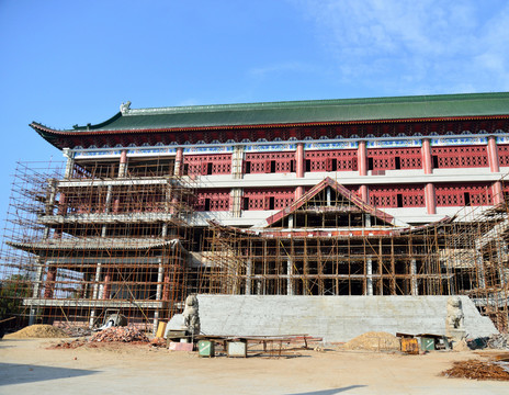 建設(shè)中的江西美術(shù)館
