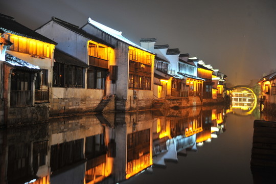 南潯古鎮(zhèn)夜景