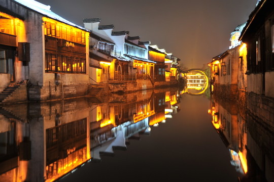 南潯古鎮(zhèn)夜景