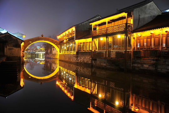 南潯古鎮(zhèn)夜景