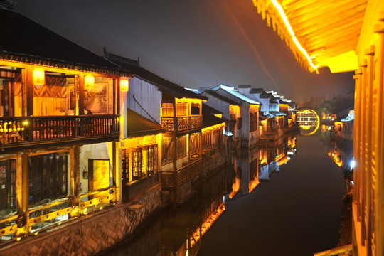 南潯古鎮(zhèn)夜景