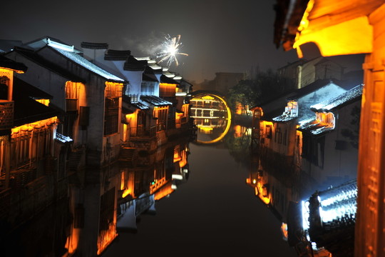 南潯古鎮(zhèn)夜景