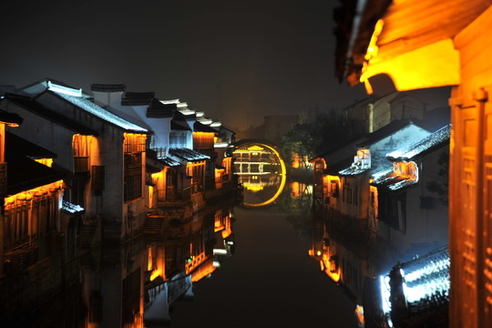 南潯古鎮(zhèn)夜景