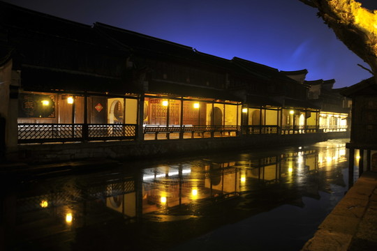 南潯古鎮(zhèn)夜景