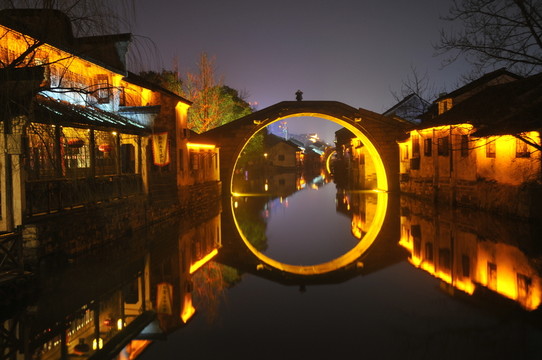 南潯古鎮(zhèn)夜景