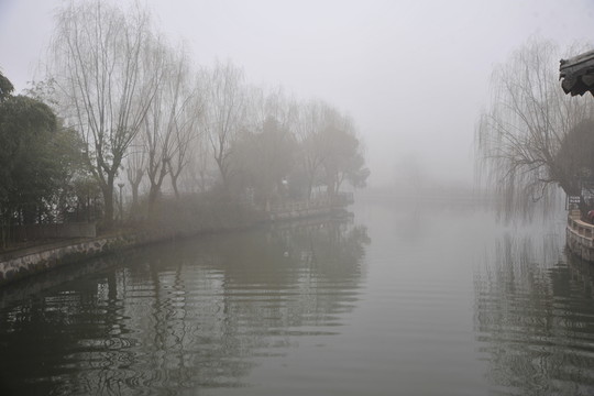 霧漫南潯古鎮(zhèn)