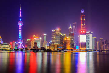 上海陸家嘴夜景