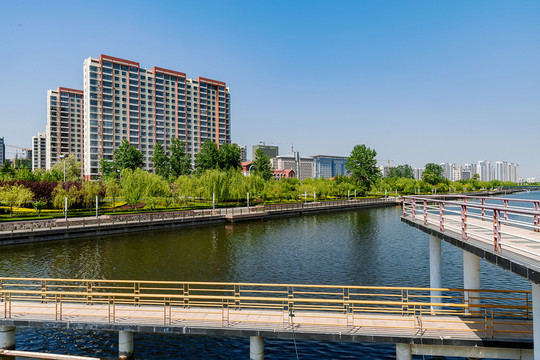 山東膠州城市風光