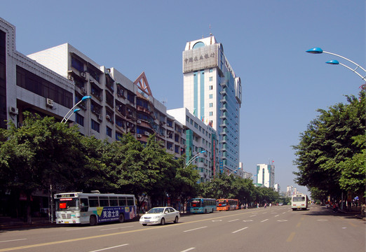 瀘州城市街景