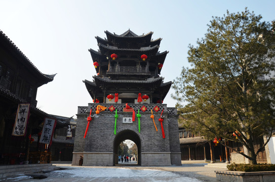 臺兒莊古城區(qū)街景