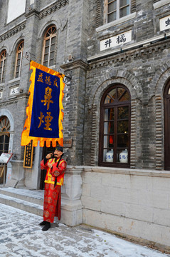 臺(tái)兒莊古城街景