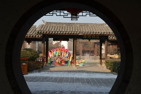 臺(tái)兒莊古城街景