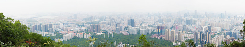 深圳市南山區(qū)全景照片
