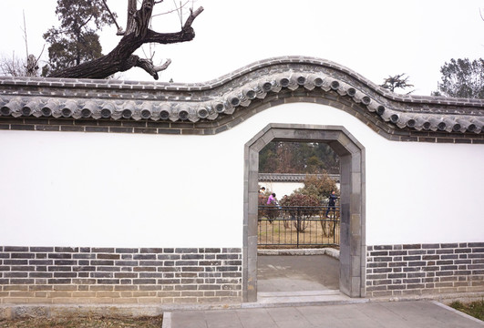 古建花園門
