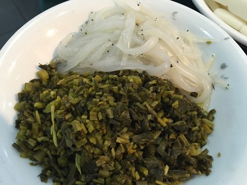 咸菜銀魚