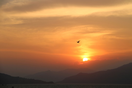 海島日落