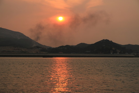 夕陽西下