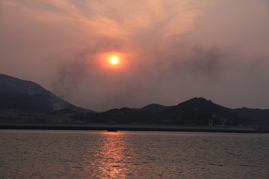 海邊日落