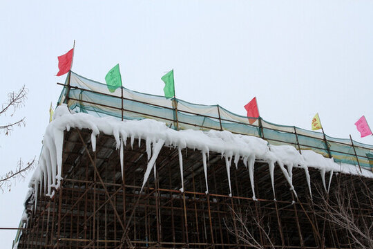 冬天 雪地 冰面 游樂(lè)場(chǎng) 冬季