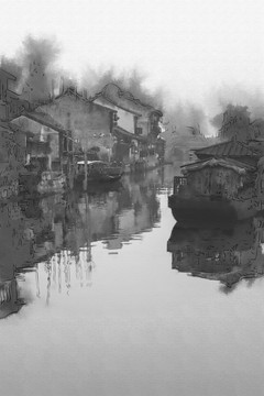 水墨江南
