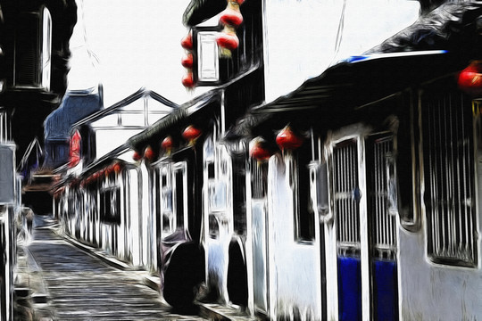 古鎮(zhèn)老街
