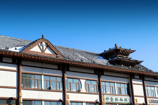 傳統(tǒng)建筑 老建筑 老街 灰瓦