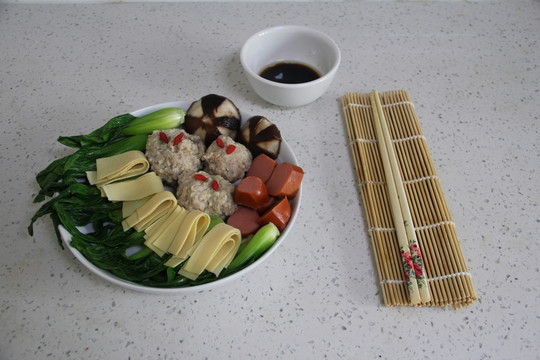 香菇油菜 丸子
