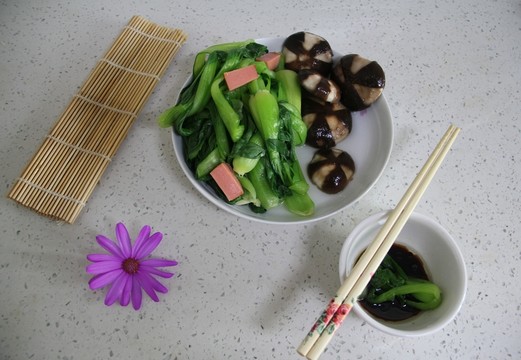 油菜香菇