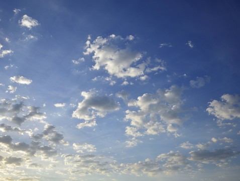 白云天空