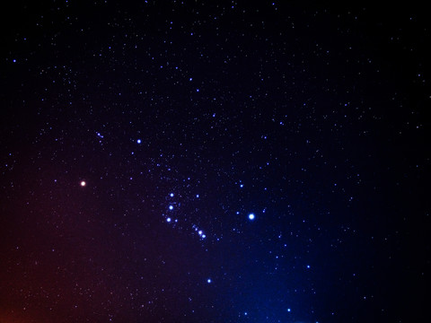 夜空中漫天繁星攝影
