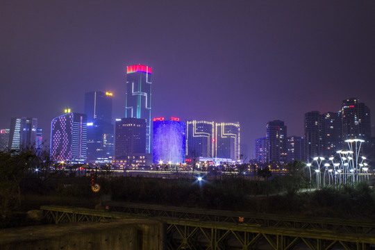 閩江夜景