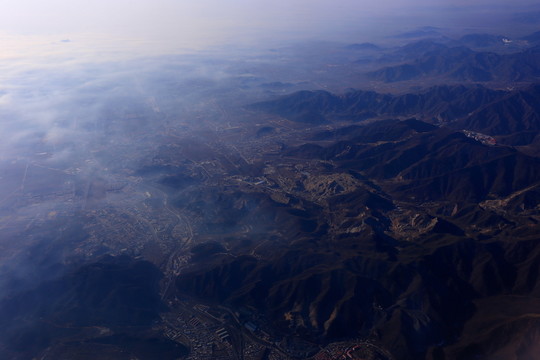 航拍山川