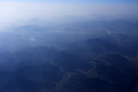 航拍山川