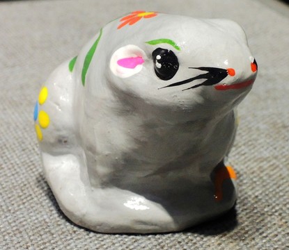 泥塑 鼠