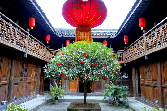 古鎮(zhèn)建筑 四合院