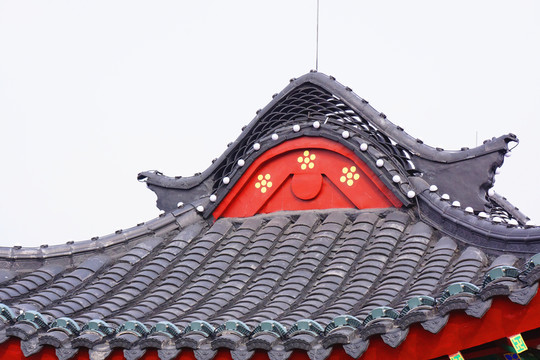 亭子灰瓦