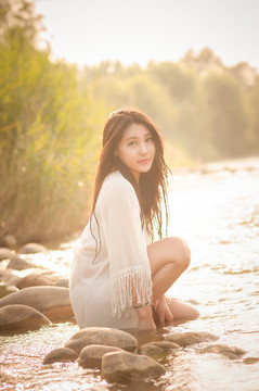 美女人像