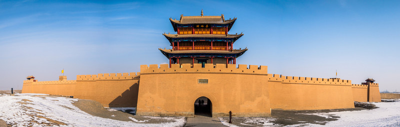 嘉峪關(guān)城樓高清全景圖