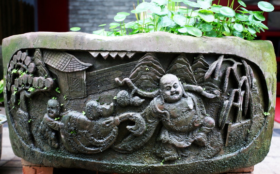 古代人物浮雕