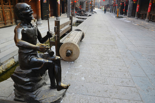 臺(tái)兒莊街景
