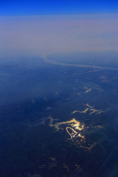 航拍山川 大地