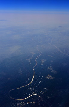航拍山川 大地