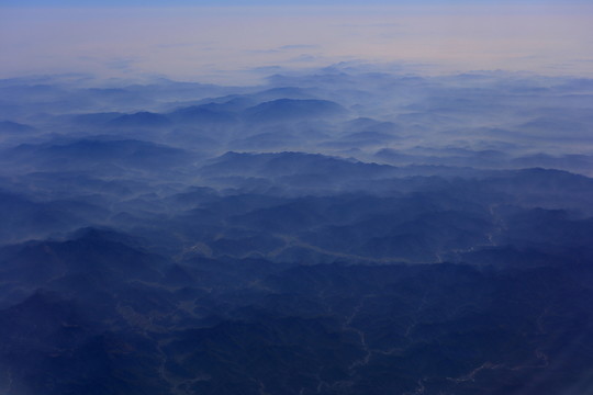 航拍山川 大地