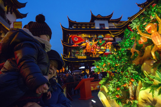 豫園夜景