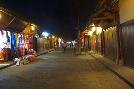閬中古城 老街夜景