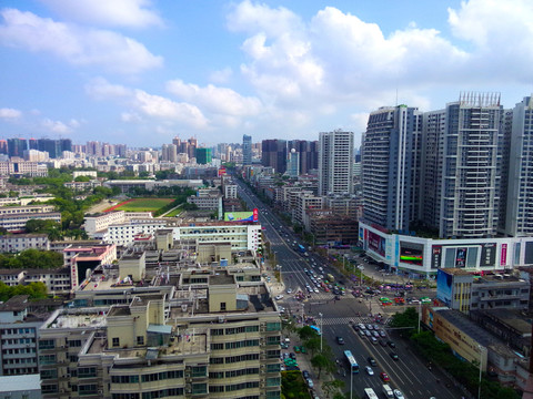 霞山城市景觀