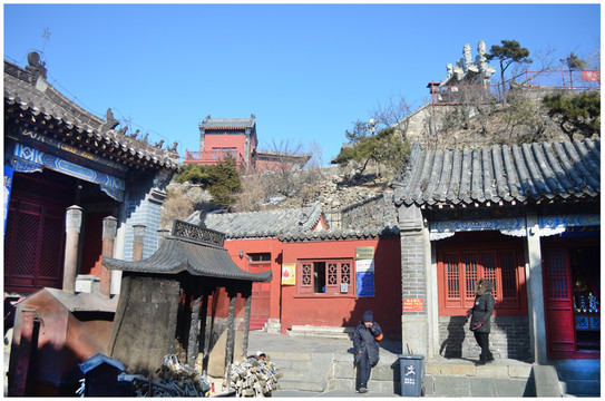 泰山山頂建筑