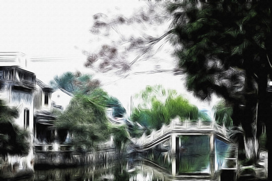 小橋流水