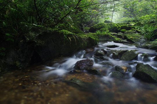 小溪流水