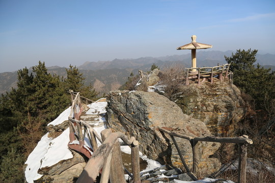 高山雪景
